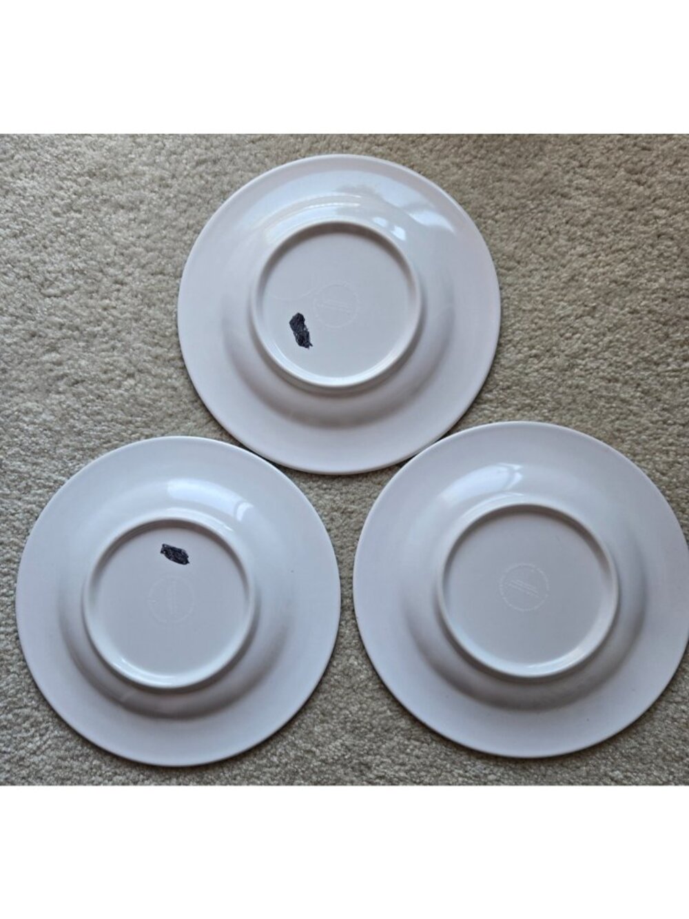 3 Laurie Gates California Salad/Appetizer Plates Bright Floral Melamine 8.5 in - Picture 2 of 7